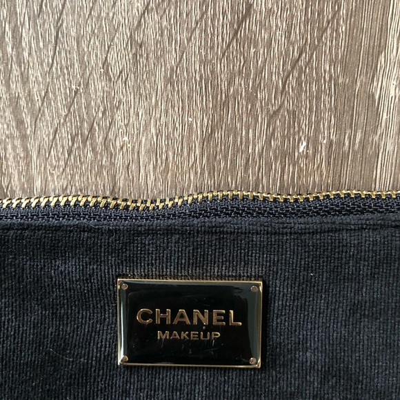 and save for later authentic chanel vip gift velvet cosmetic bag